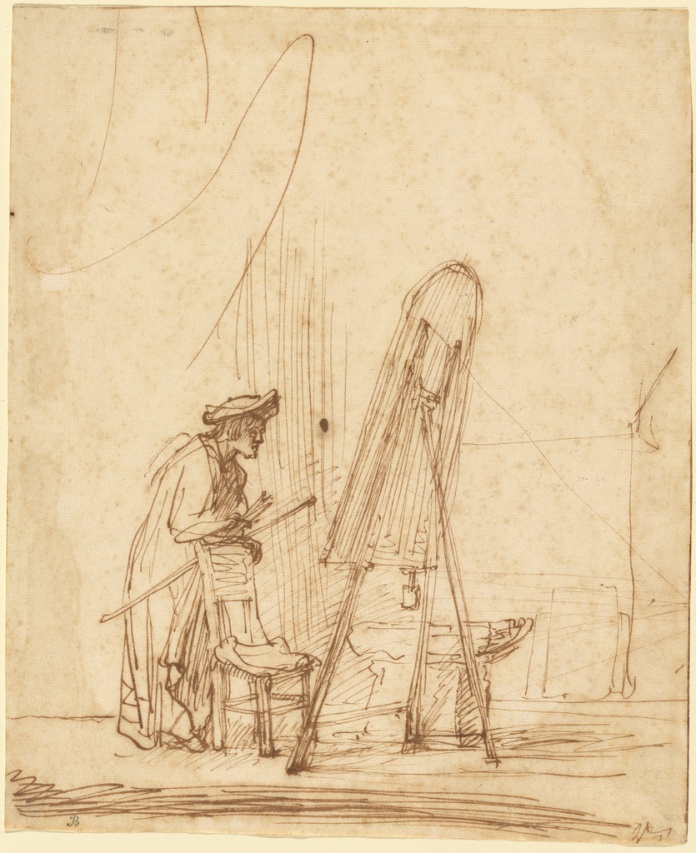Rembrandt Artist in Studio